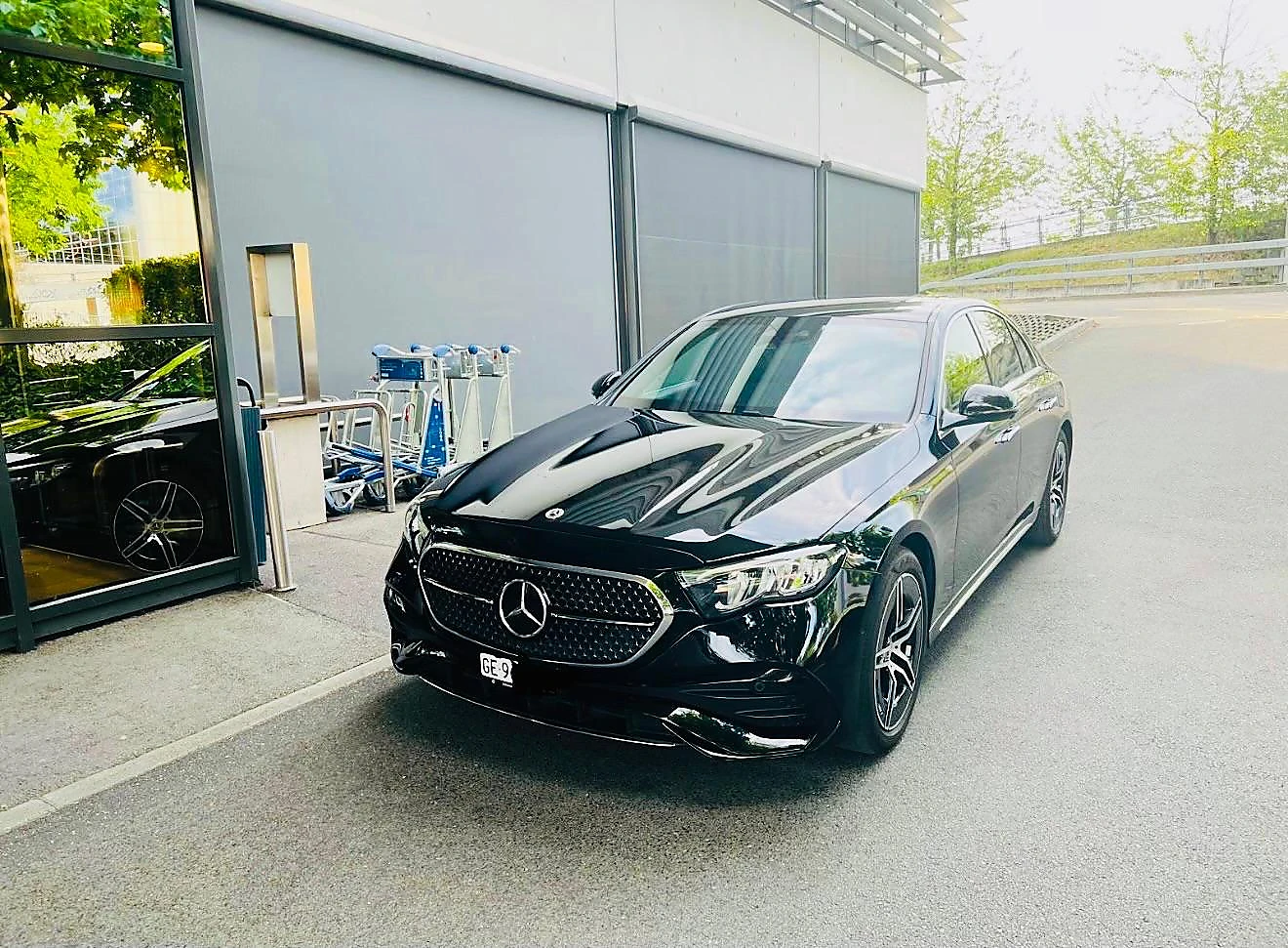 Berline Mercedes Classe E noire