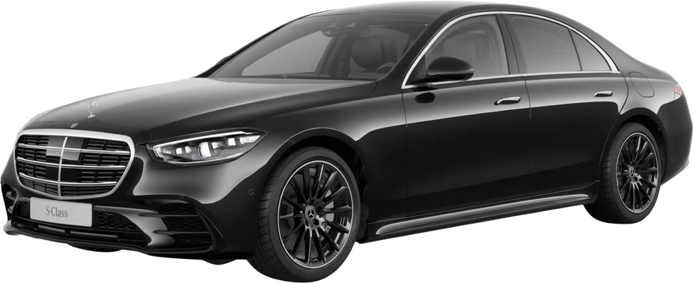 Mercedes Classe S noire détourée